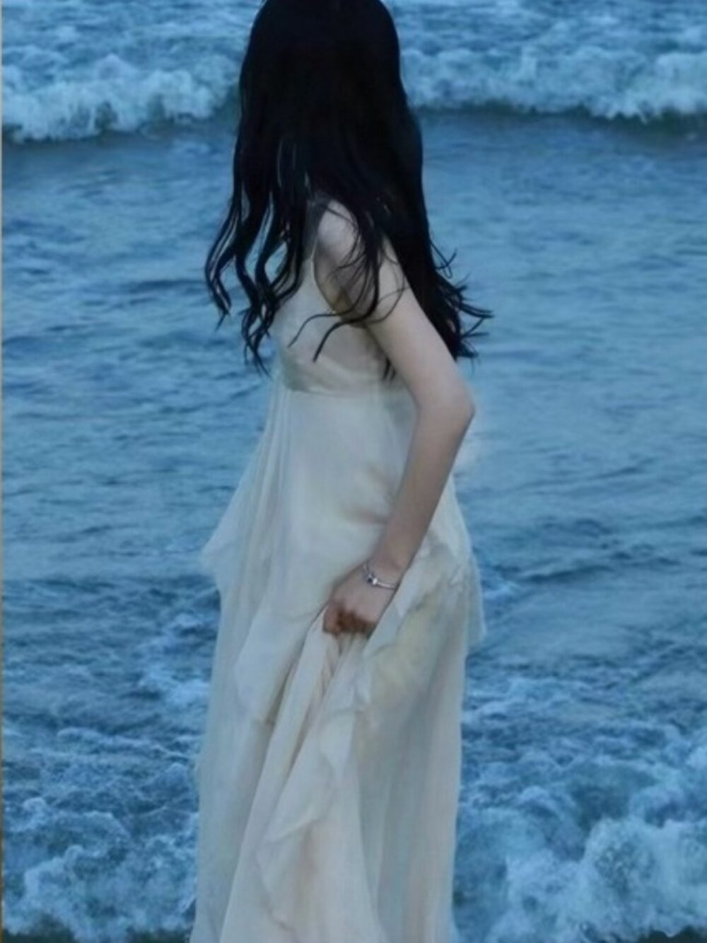 White Slip Maxi Dress - Size S, Brand New